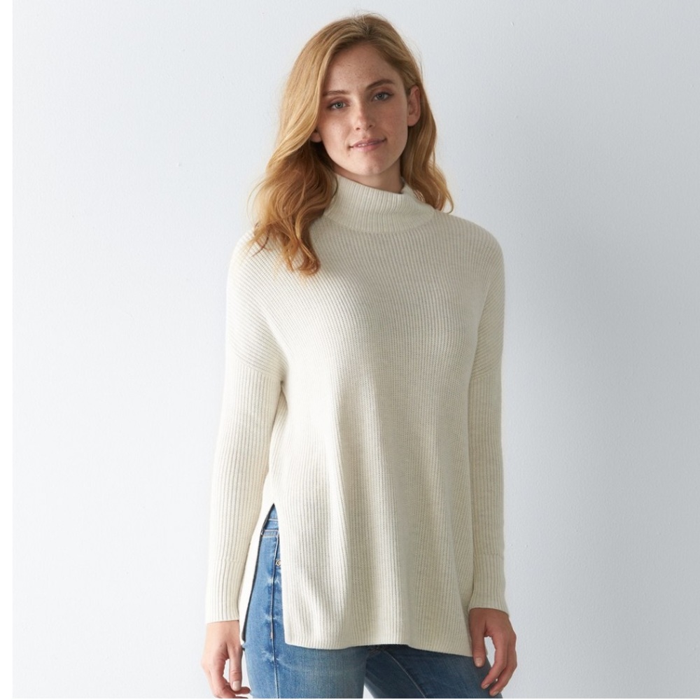 Sonoma cowlneck dolman sleeve poncho sweater - Picture 2 of 5